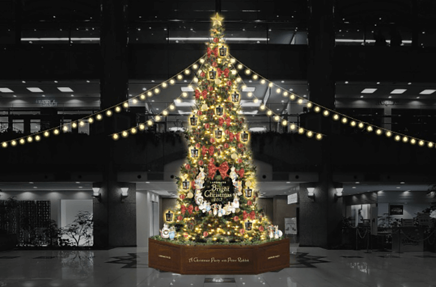 2. Yokohama Landmark Tower Landmark Bright Christmas 2017 Pesta Natal Anda dengan Peter Rabbit
