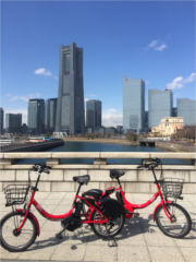 ​ ​Yokohama Community Cycle baybike (Partage de bicyclettes)