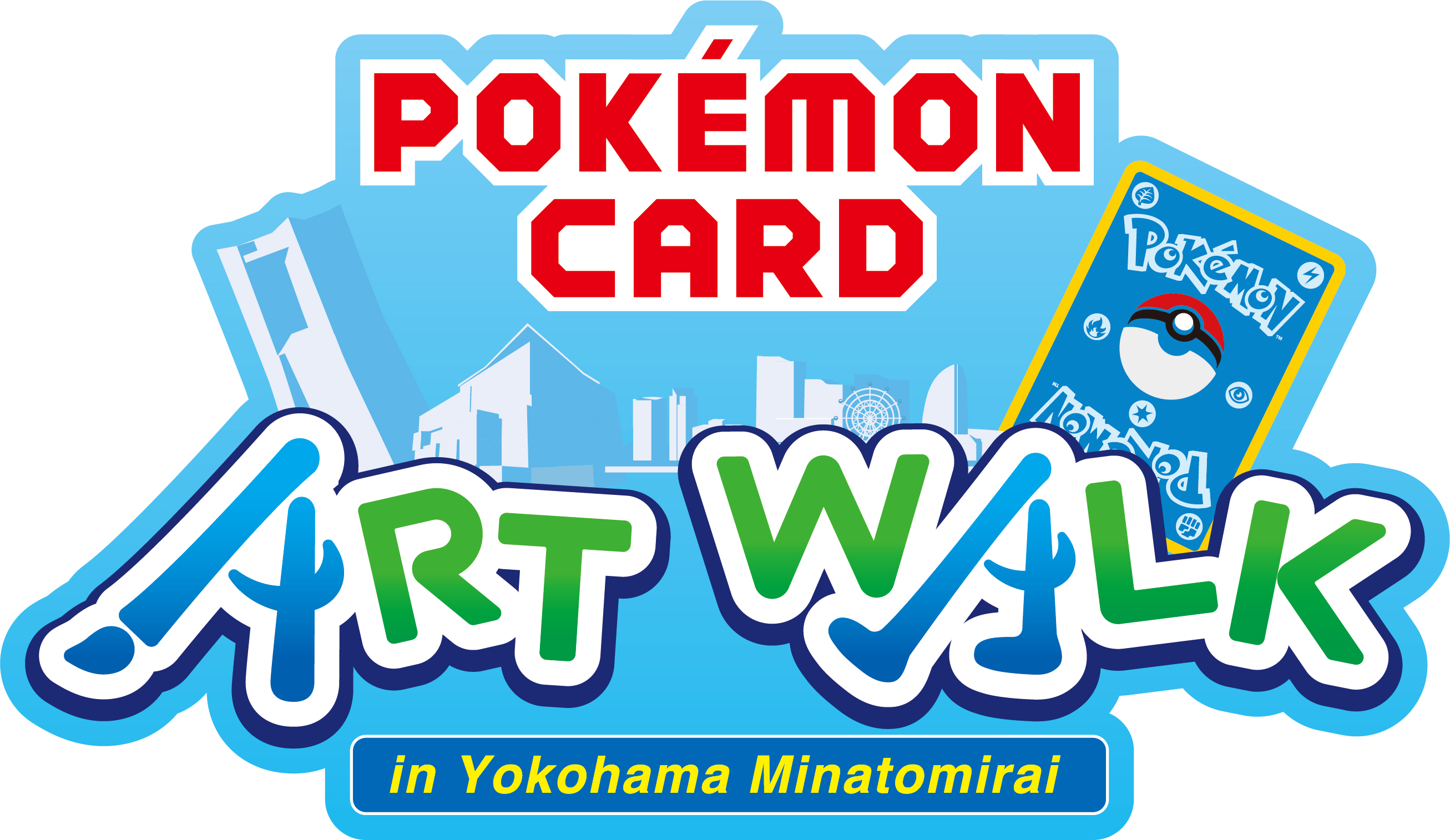 Pokémon Card Art Walk ใน โยโกฮาม่า มินาโตะมิไร