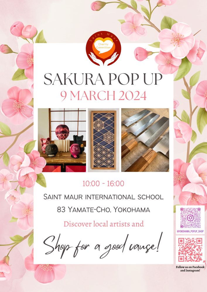 Sakura Pop Up Sale at Saint Maur International School