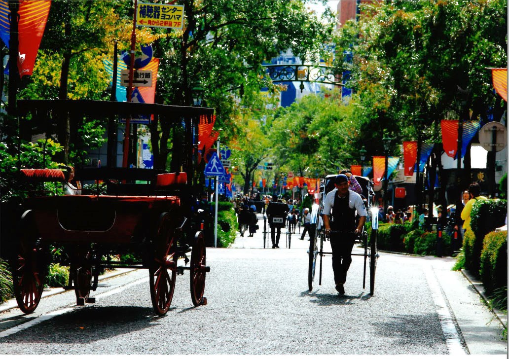 Rue commerçante de Bashamichi