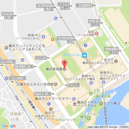 横滨美术馆 (更新工作中) map