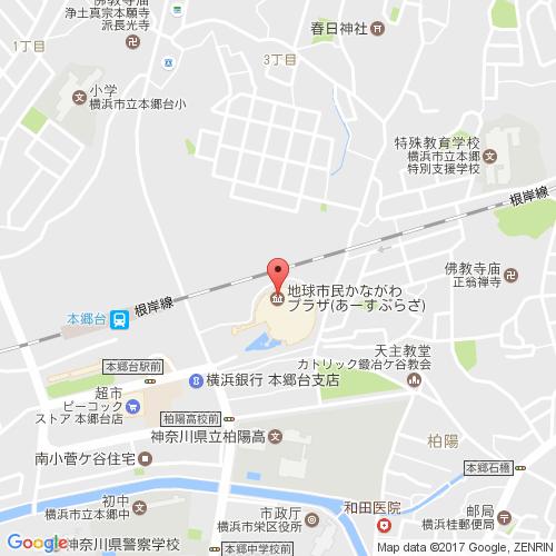 县立地球市民神奈川广场 map
