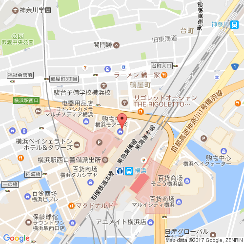 横滨 MORE’S map