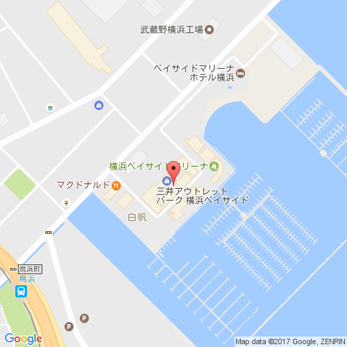 三井奥特莱斯购物城横滨港湾 map