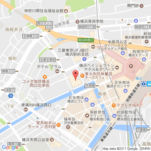 横滨天然温泉SPA EAS map