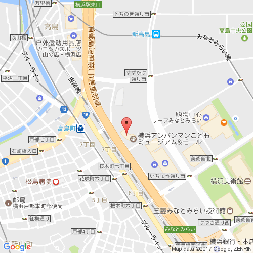 横滨面包超人儿童博物馆 map