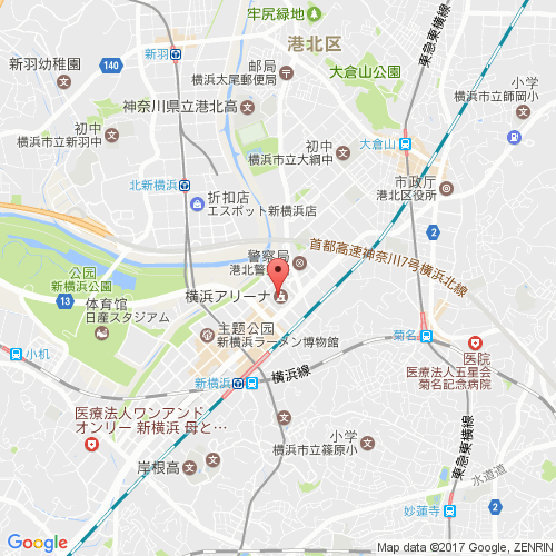 横滨阿丽娜大会堂 map